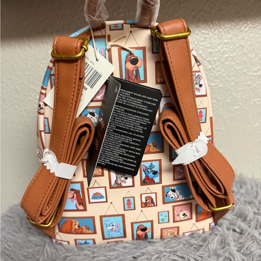 Loungefly Disney Dogs Gallery Mini Backpack - Picture 2 of 3